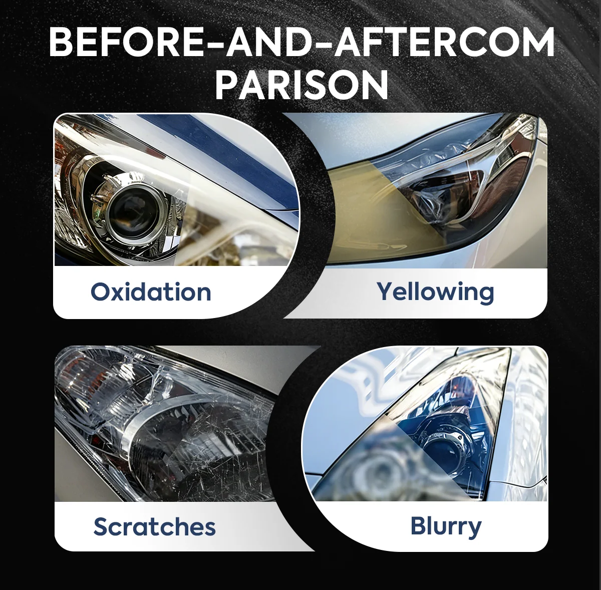 🚘 Automotive Headlamp Restoration Fluid, Clears Oxidation, Yellowing & UV Protection - Image 5
