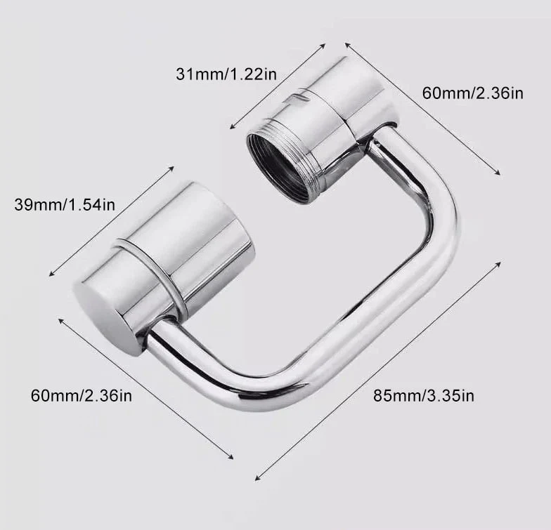 🚰Universal sink faucet✨1080° Rotatable Faucet Aerator Extension - Image 7